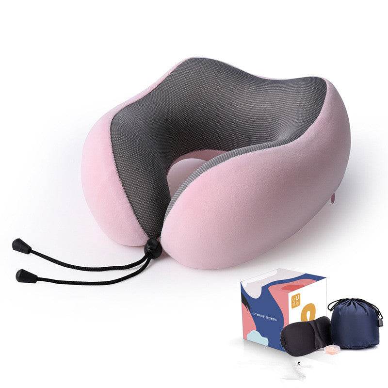 Slow Rebound Memory Foam Pillow Travel U-Shaped Pillow - Mubimart