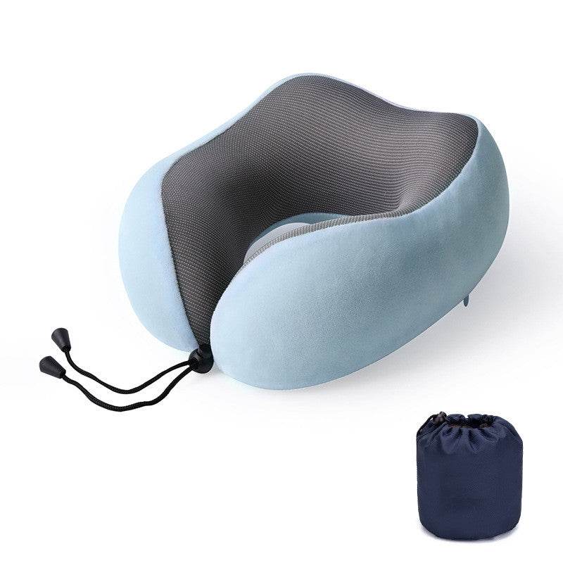 Slow Rebound Memory Foam Pillow Travel U-Shaped Pillow - Mubimart