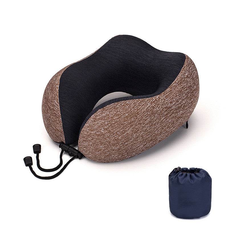 Slow Rebound Memory Foam Pillow Travel U-Shaped Pillow - Mubimart