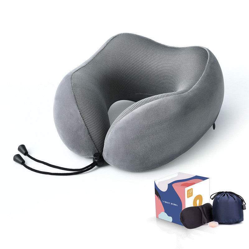 Slow Rebound Memory Foam Pillow Travel U-Shaped Pillow - Mubimart