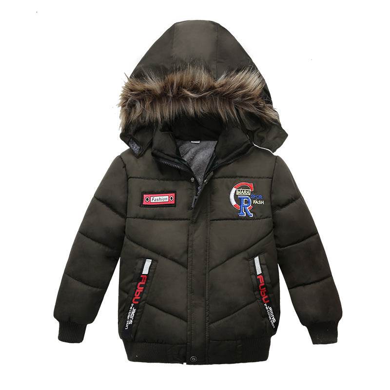 Small And Medium-Sized Boys Cotton-Padded Jackets - Mubimart