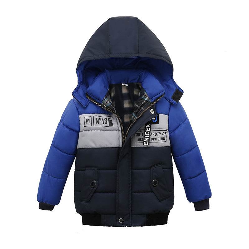 Small And Medium-Sized Boys Cotton-Padded Jackets - Mubimart