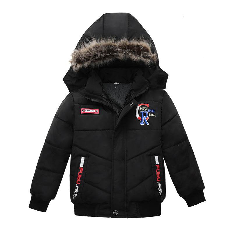 Small And Medium-Sized Boys Cotton-Padded Jackets - Mubimart