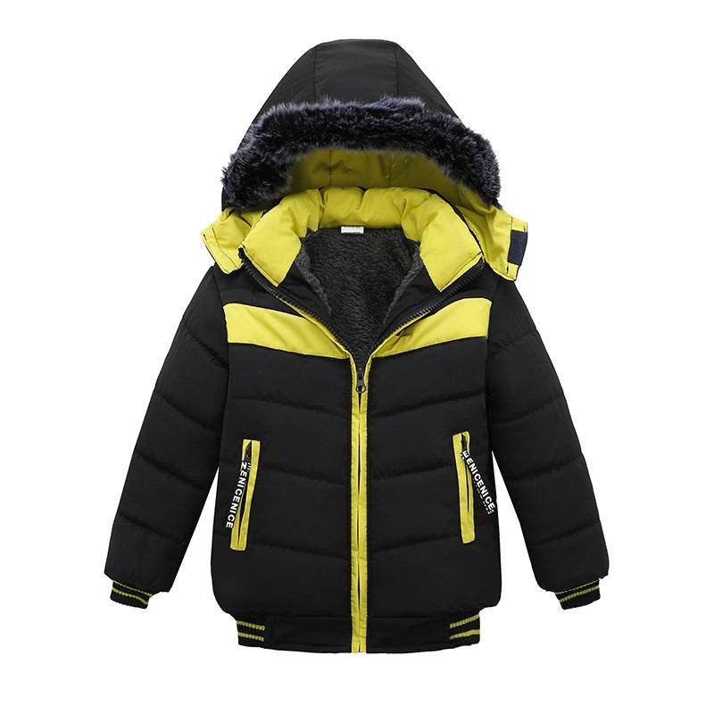 Small And Medium-Sized Boys Cotton-Padded Jackets - Mubimart