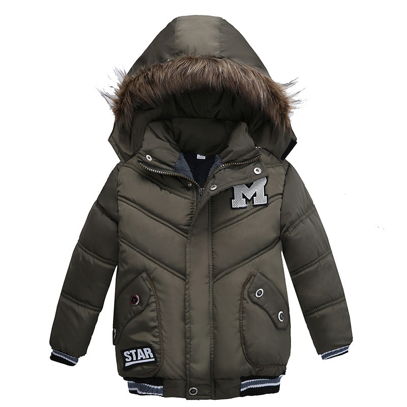 Small And Medium-Sized Boys Cotton-Padded Jackets - Mubimart -  