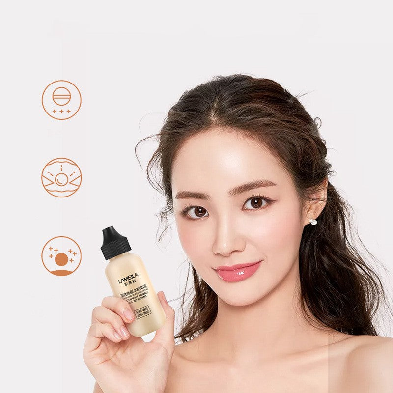 Small Bottle Liquid Foundation Female Lasting Moisturizing Oil Control Concealer Bb Cream - Mubimart - Face Care 