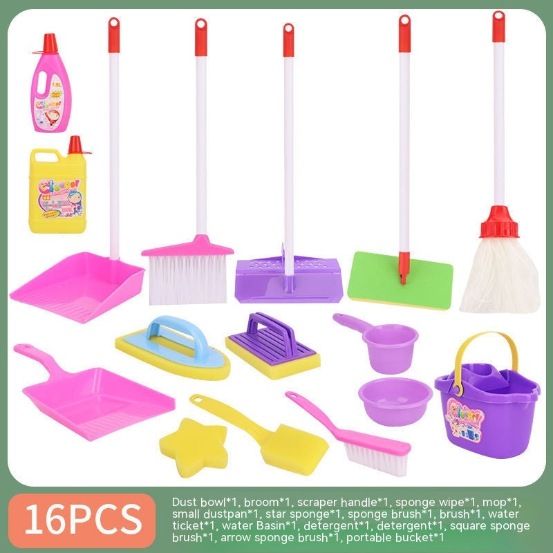 Small Broom Children's Dustpan Set Mini Broom Baby - Mubimart -  