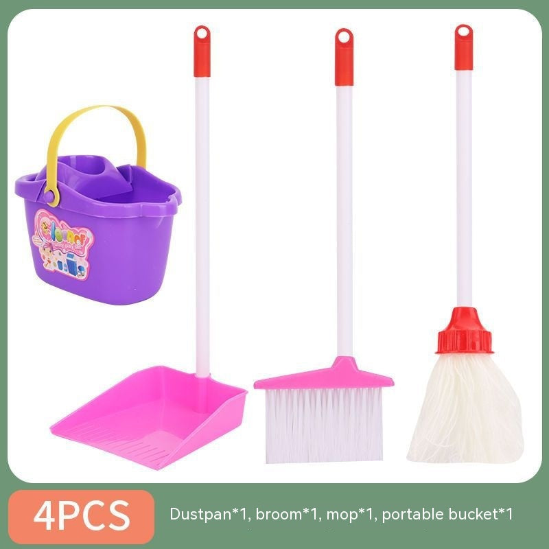 Small Broom Children's Dustpan Set Mini Broom Baby - Mubimart -  