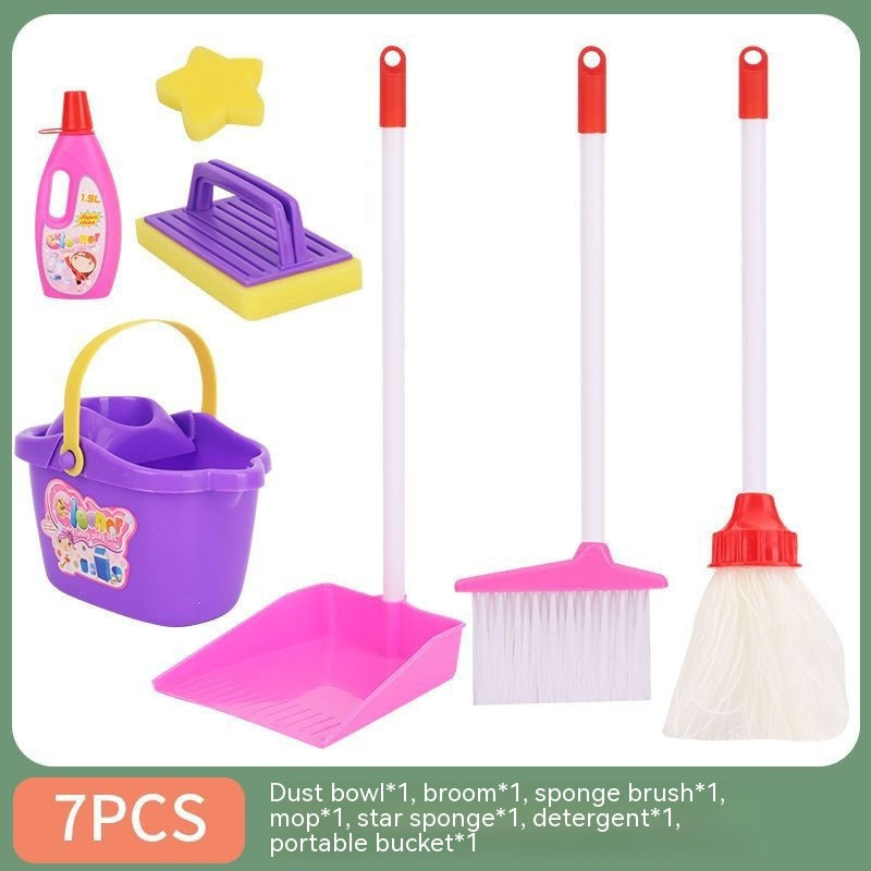 Small Broom Children's Dustpan Set Mini Broom Baby - Mubimart -  