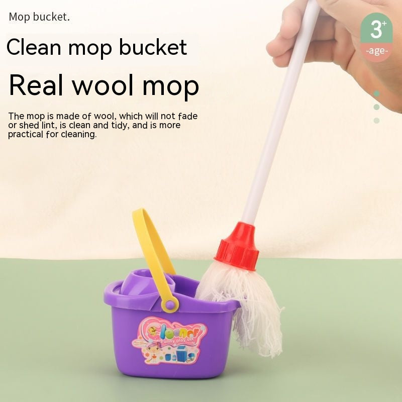 Small Broom Children's Dustpan Set Mini Broom Baby - Mubimart -  