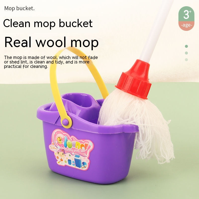 Small Broom Children's Dustpan Set Mini Broom Baby - Mubimart -  