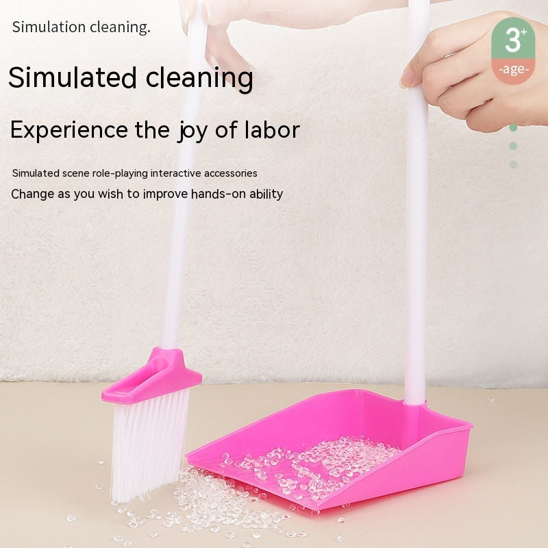 Small Broom Children's Dustpan Set Mini Broom Baby - Mubimart -  