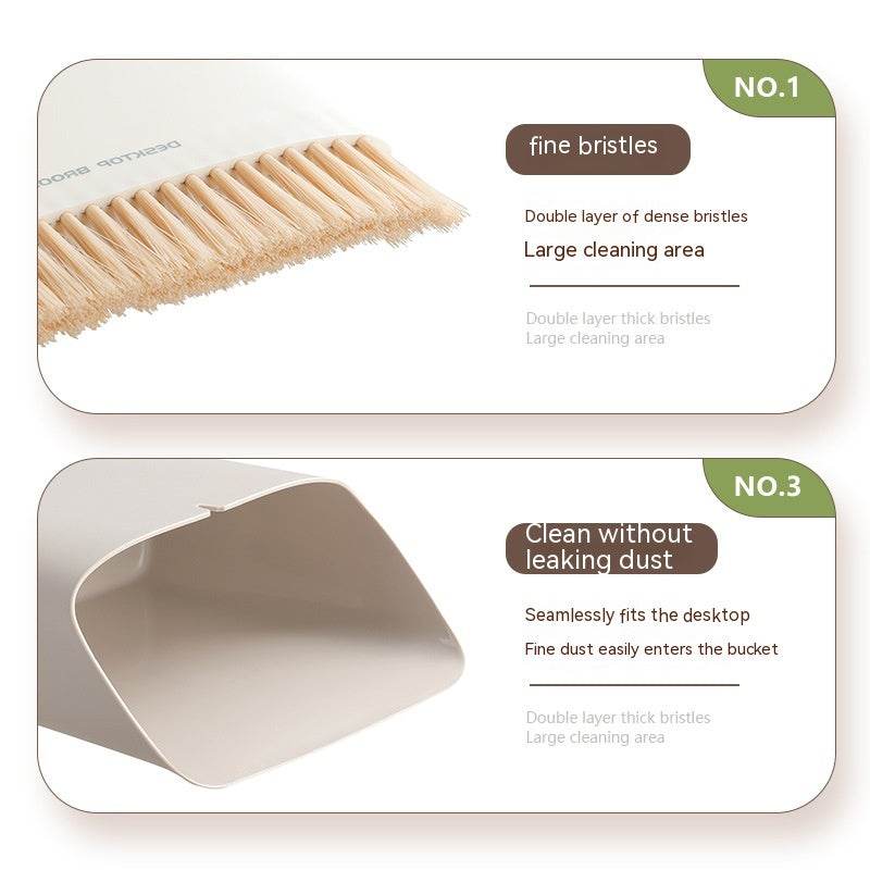 Small Broom Dustpan Suit Household Desk - Mubimart