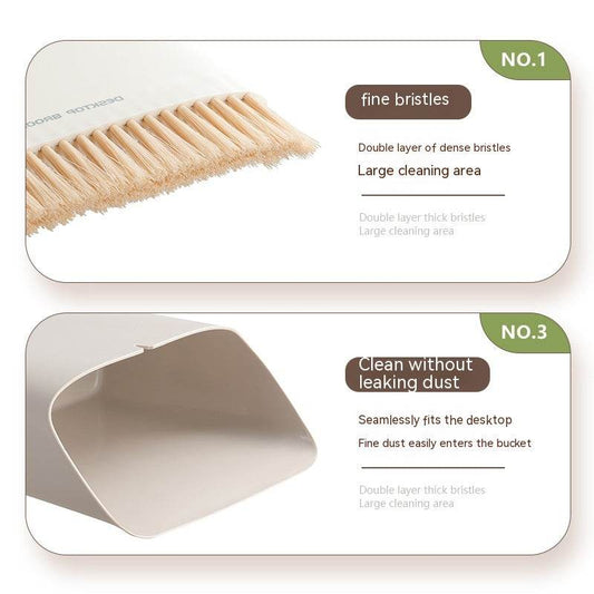 Small Broom Dustpan Suit Household Desk - Mubimart