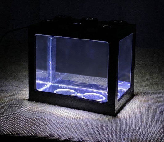 Small Building Block Box Fish Tank Special Fish Tank For Thai Fighting Fish - Mubimart