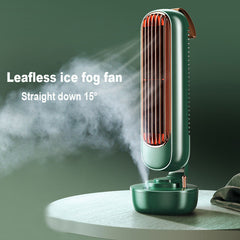 Small Fan Desktop Spray Electric Fan Humidifier - Mubimart -  