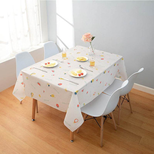 Small Fresh Tablecloth Waterproof, Oil-proof And Scald-proof Disposable Tablecloth - Mubimart