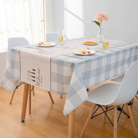 Small Fresh Tablecloth Waterproof, Oil-proof And Scald-proof Disposable Tablecloth - Mubimart