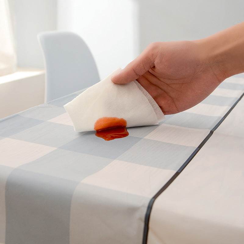 Small Fresh Tablecloth Waterproof, Oil-proof And Scald-proof Disposable Tablecloth - Mubimart