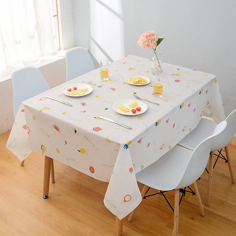 Small Fresh Tablecloth Waterproof, Oil-proof And Scald-proof Disposable Tablecloth - Mubimart