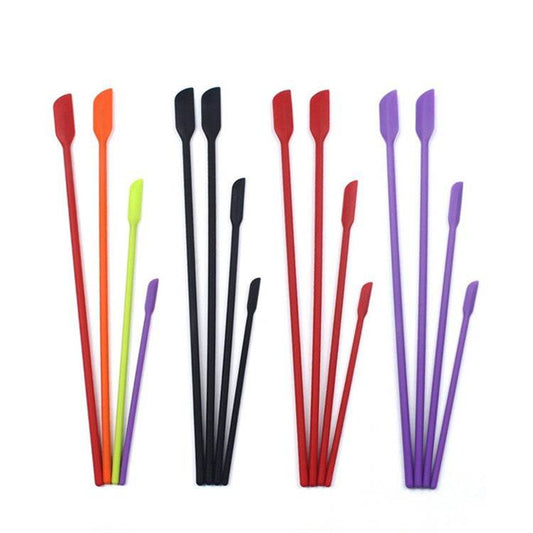 Small Tip Spatula Silicone Extension Cosmetic Bottle Spatula - Mubimart