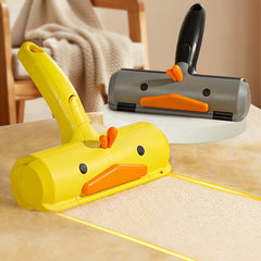 Small Yellow Duck Pet Hair Removal Brush Cleaner - Mubimart - Pet Vacuums 