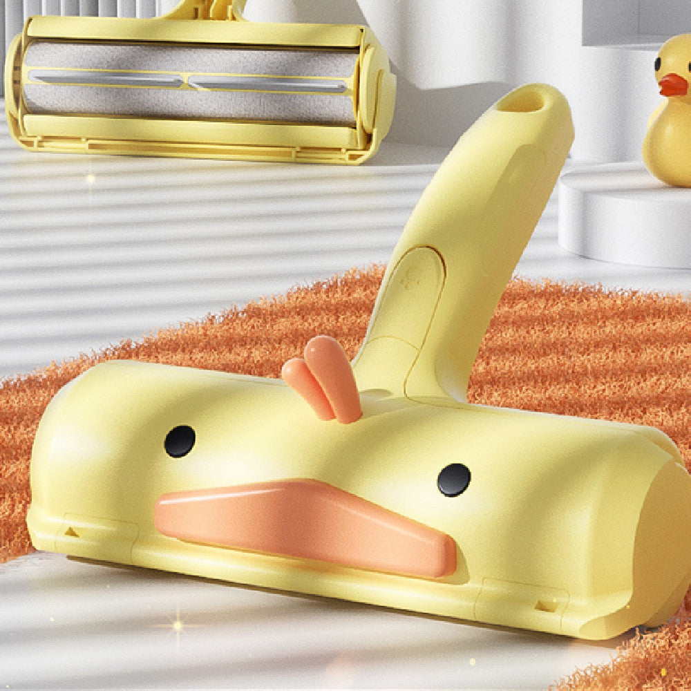 Small Yellow Duck Pet Hair Removal Brush Cleaner - Mubimart -  