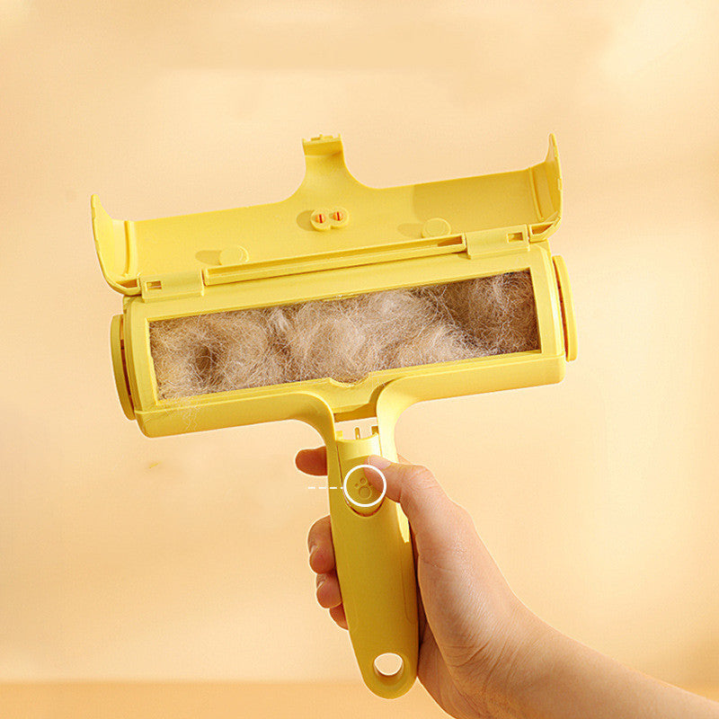 Small Yellow Duck Pet Hair Removal Brush Cleaner - Mubimart -  