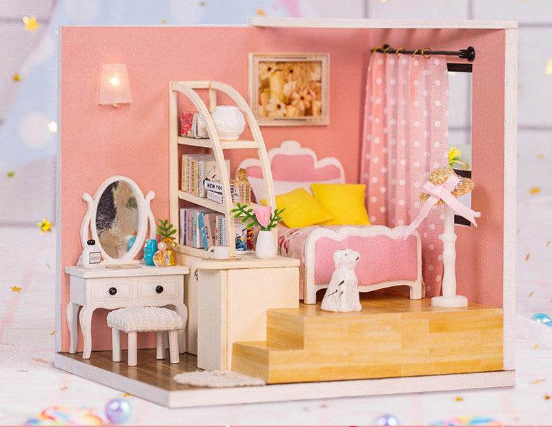 Small house model assembled villa house toy - Mubimart