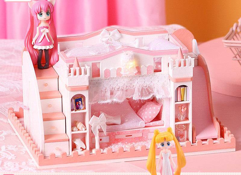 Small house model assembled villa house toy - Mubimart
