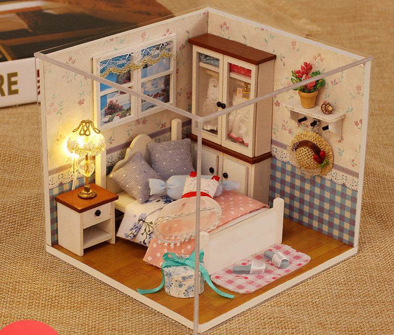Small house model assembled villa house toy - Mubimart