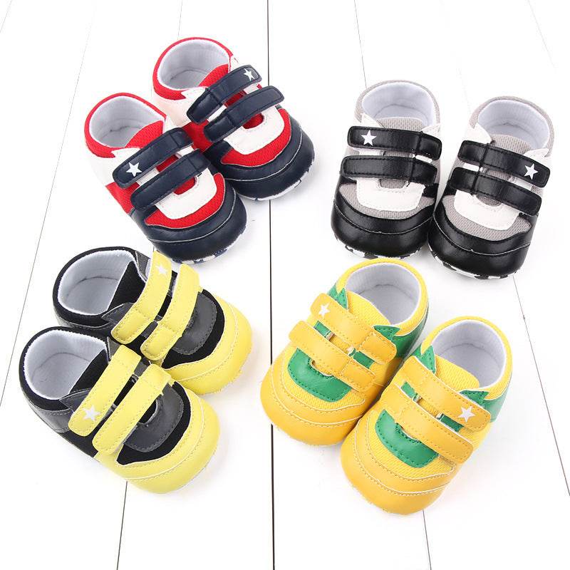 Small sneakers, baby shoes, soft-soled toddler shoes, baby shoes, mesh shoes 2457 - Mubimart