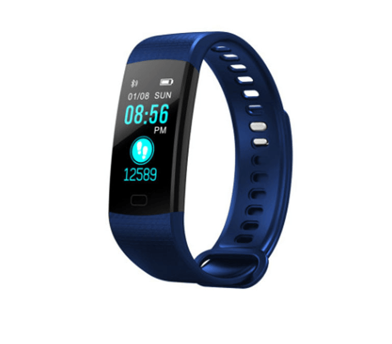 Smart Band Watch Color Screen Bracelet Heart Rate Activity Fitness tracker Band Smart Electronic Bracelet - Mubimart