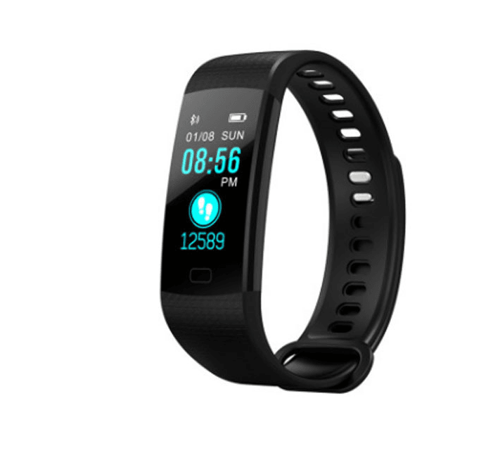 Smart Band Watch Color Screen Bracelet Heart Rate Activity Fitness tracker Band Smart Electronic Bracelet - Mubimart