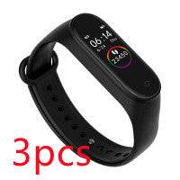 Smart Bracelet Fitness Tracker Waterproof Heart Rate Blood Pressure Fitness Bracelet Smart Watch - Mubimart