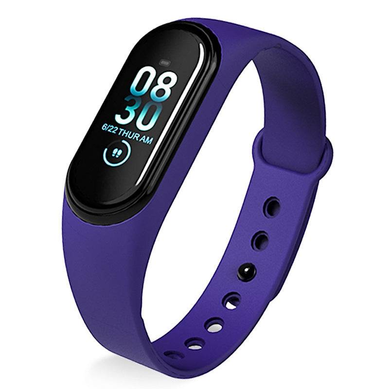 Smart Bracelet Fitness Tracker Waterproof Heart Rate Blood Pressure Fitness Bracelet Smart Watch - Mubimart