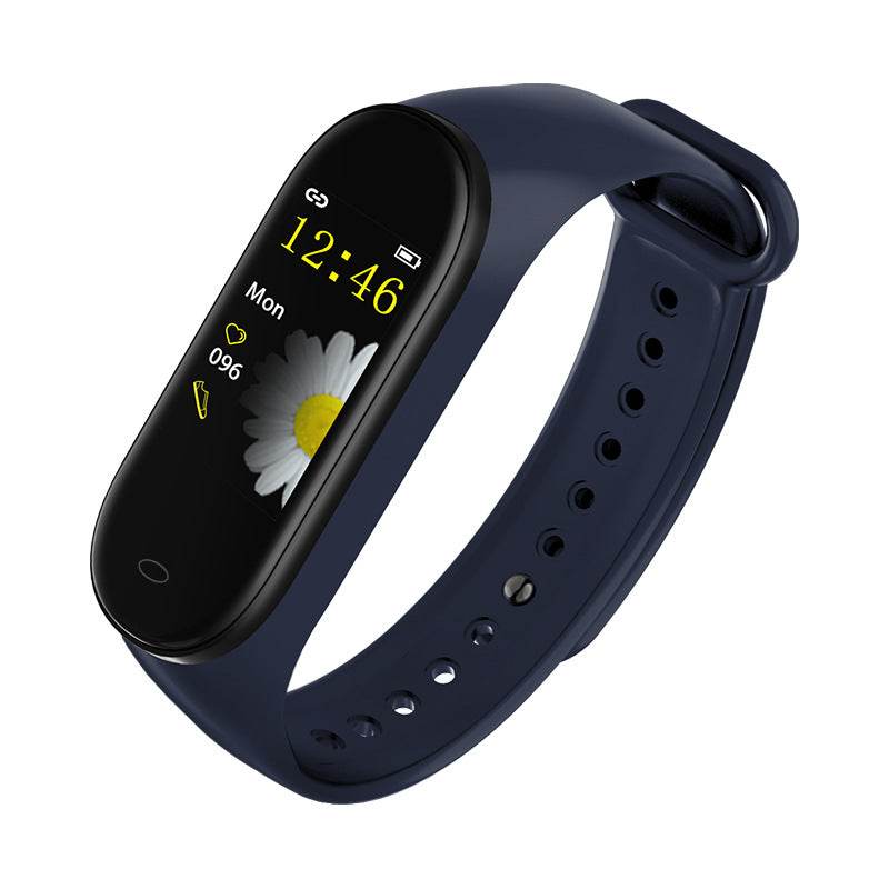 Smart Bracelet Fitness Tracker Waterproof Heart Rate Blood Pressure Fitness Bracelet Smart Watch - Mubimart