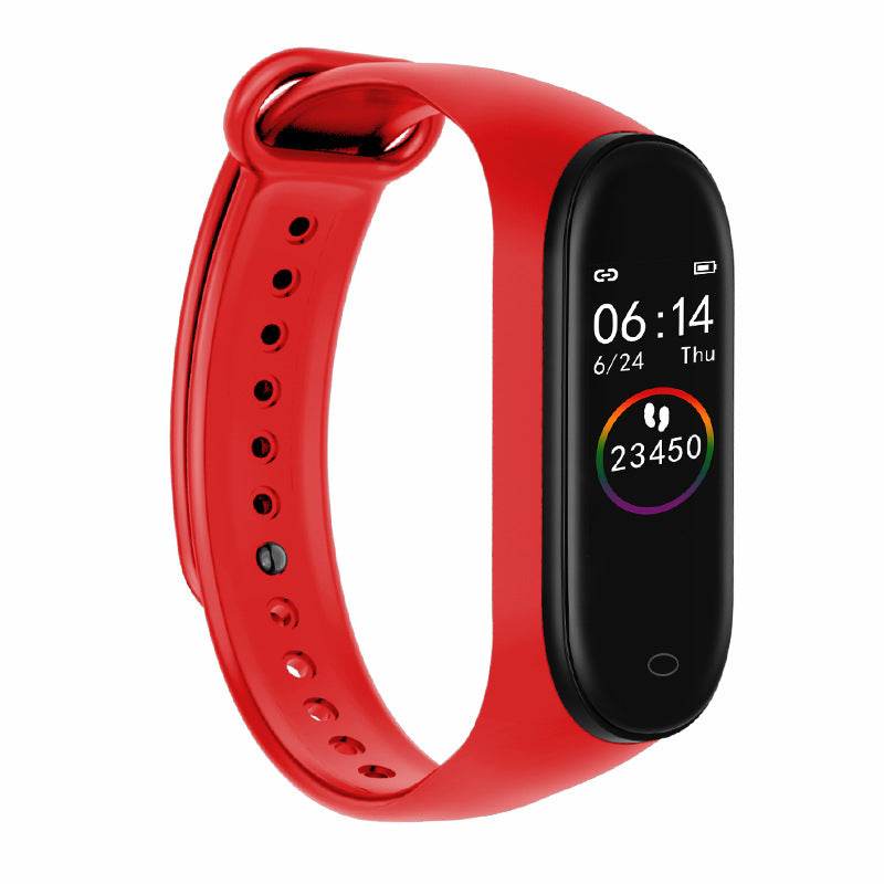 Smart Bracelet Fitness Tracker Waterproof Heart Rate Blood Pressure Fitness Bracelet Smart Watch - Mubimart