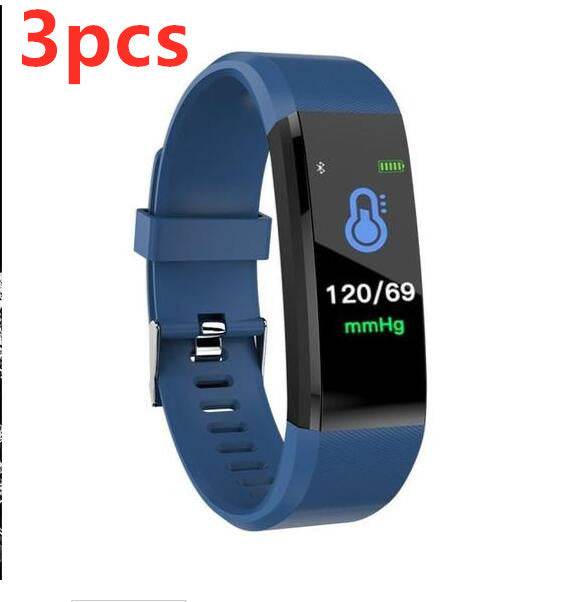 Smart Bracelet With Bluetooth Wristband Heart Rate Monitor Watch Activity Fitness Tracker - Mubimart