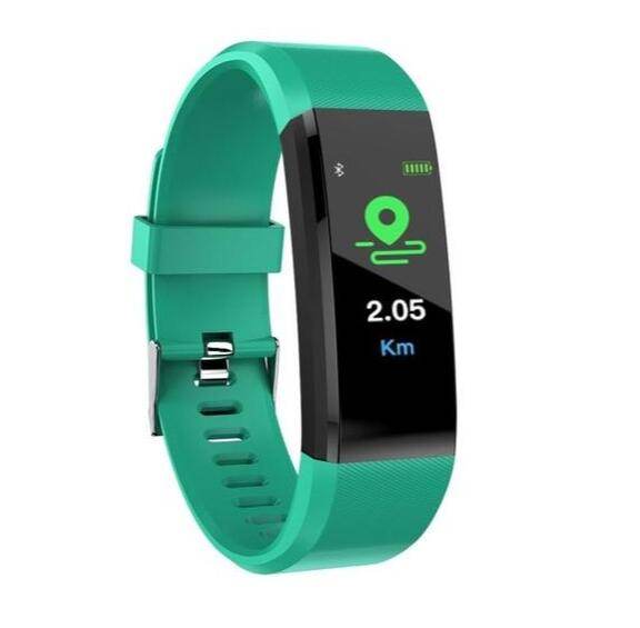 Smart Bracelet With Bluetooth Wristband Heart Rate Monitor Watch Activity Fitness Tracker - Mubimart