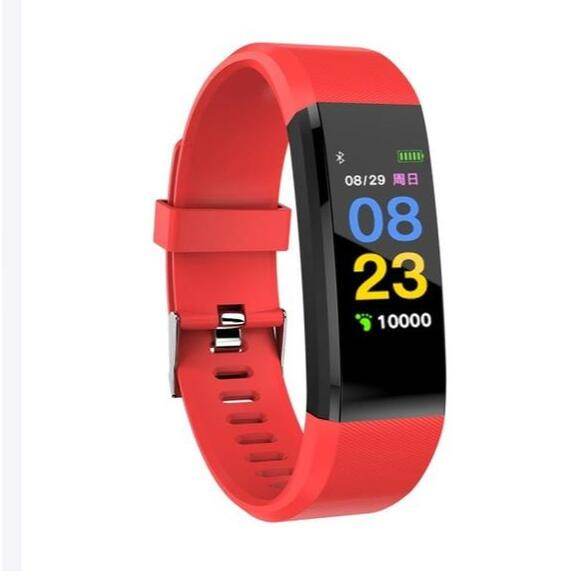 Smart Bracelet With Bluetooth Wristband Heart Rate Monitor Watch Activity Fitness Tracker - Mubimart