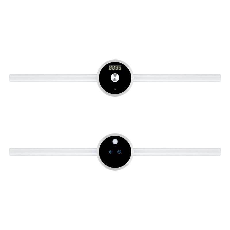 Smart Cabinet Light Clock Timing Sensor Light Removable LED Wardrobe Light Manual Sweep Switch Light - Mubimart