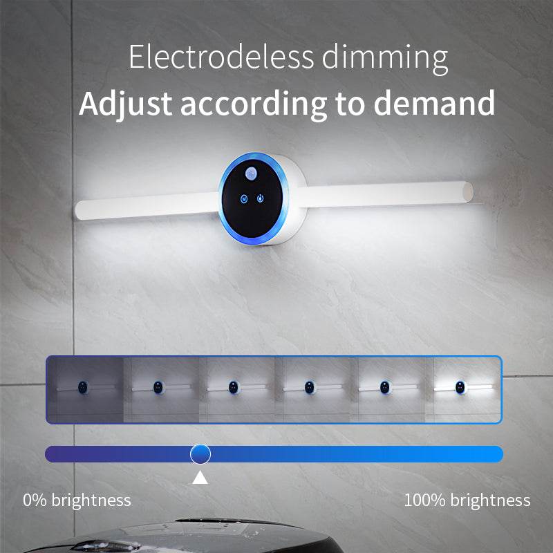 Smart Cabinet Light Clock Timing Sensor Light Removable LED Wardrobe Light Manual Sweep Switch Light - Mubimart