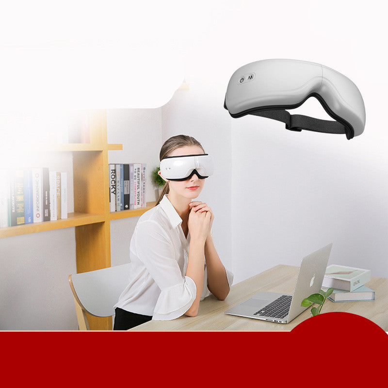 Smart Eye Massager Hot Compress Eye Mask - Mubimart -  