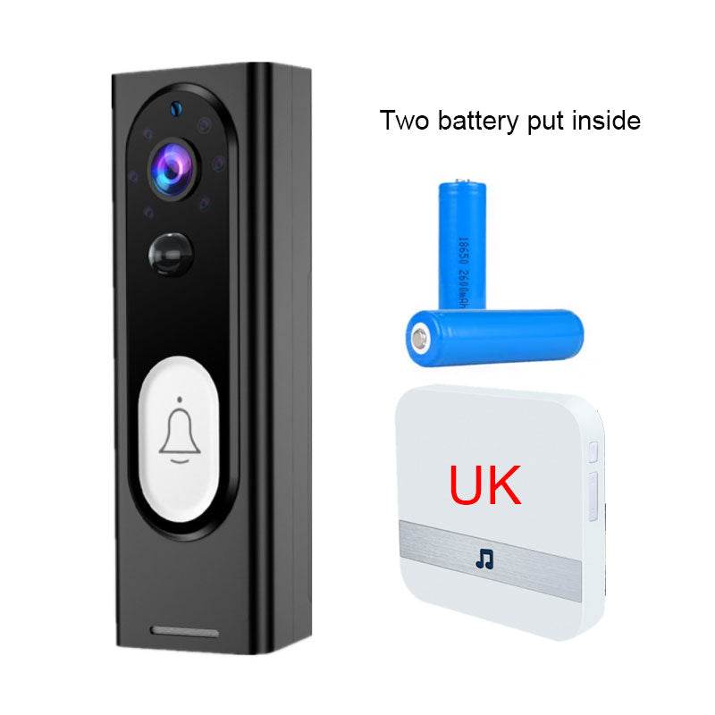 Smart Home Security Remote Monitoring Camera Voice Intercom 1080P Wireless WiFi Video Doorbell - Mubimart