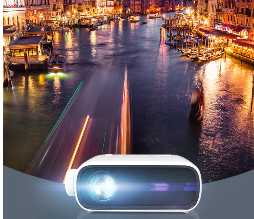 Smart Mini Portable LED Projector Multimedia Home Beamer - Mubimart -  