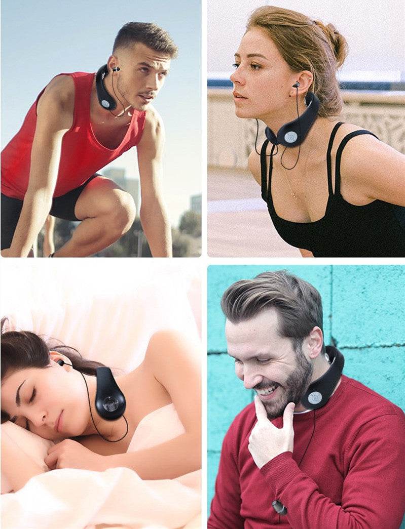 Smart Neckband Bluetooth Headset Massager - Mubimart