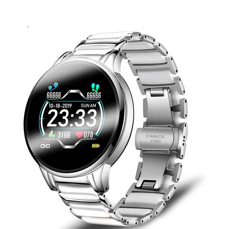 Smart Watch Ceramic Bracelet Watch Multifunctional Sports - Mubimart