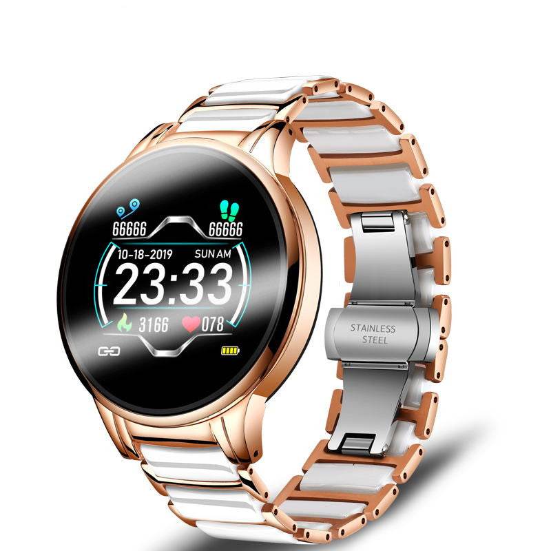 Smart Watch Ceramic Bracelet Watch Multifunctional Sports - Mubimart