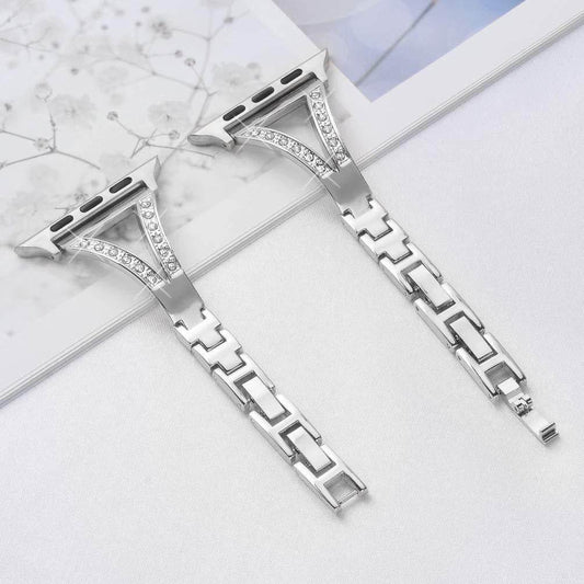 Smart Watch Herringbone Diamond Watch With X - Mubimart
